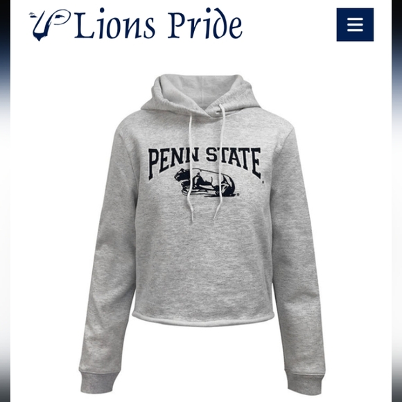 Penn State Collegiate Crop Logo Hoodie- NWOT - Picture 1 of 11